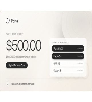 Fable 5 AI - Portal AI Model Credit 500 USD GPT 5.5 Activation Code Key GLOBAL